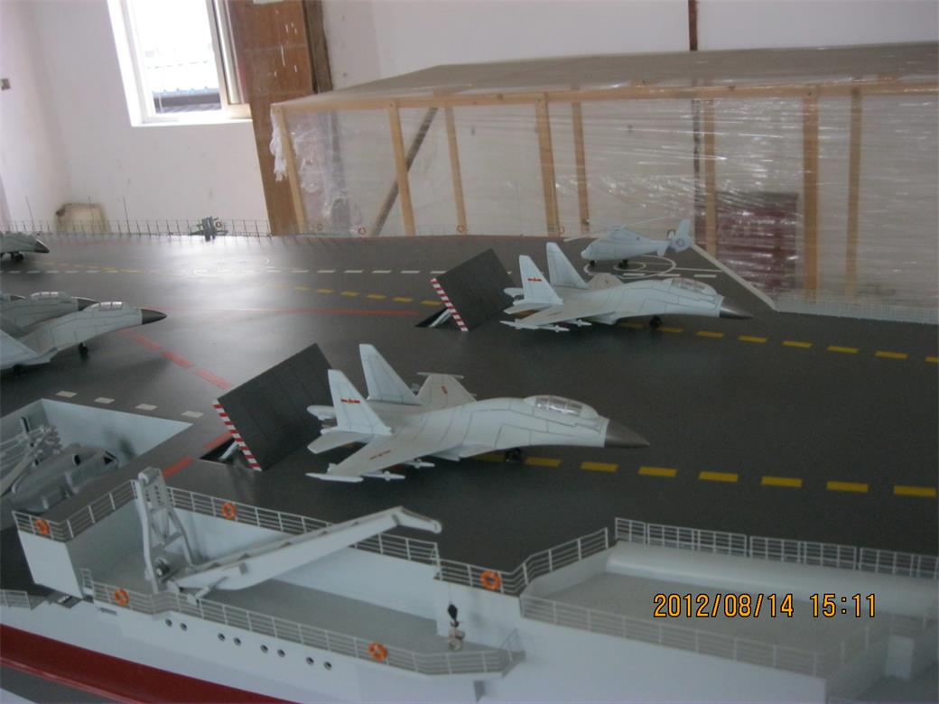 瑞金市辽宁舰模型